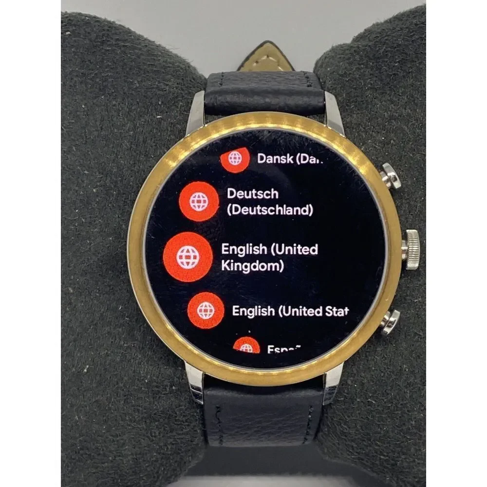 Fossil Gen 4 Authentic Digital Dial Smart Watch Custom Band FTW6016 AB588